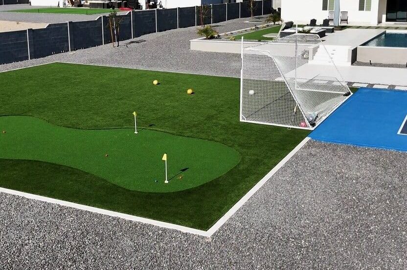 Turf in use