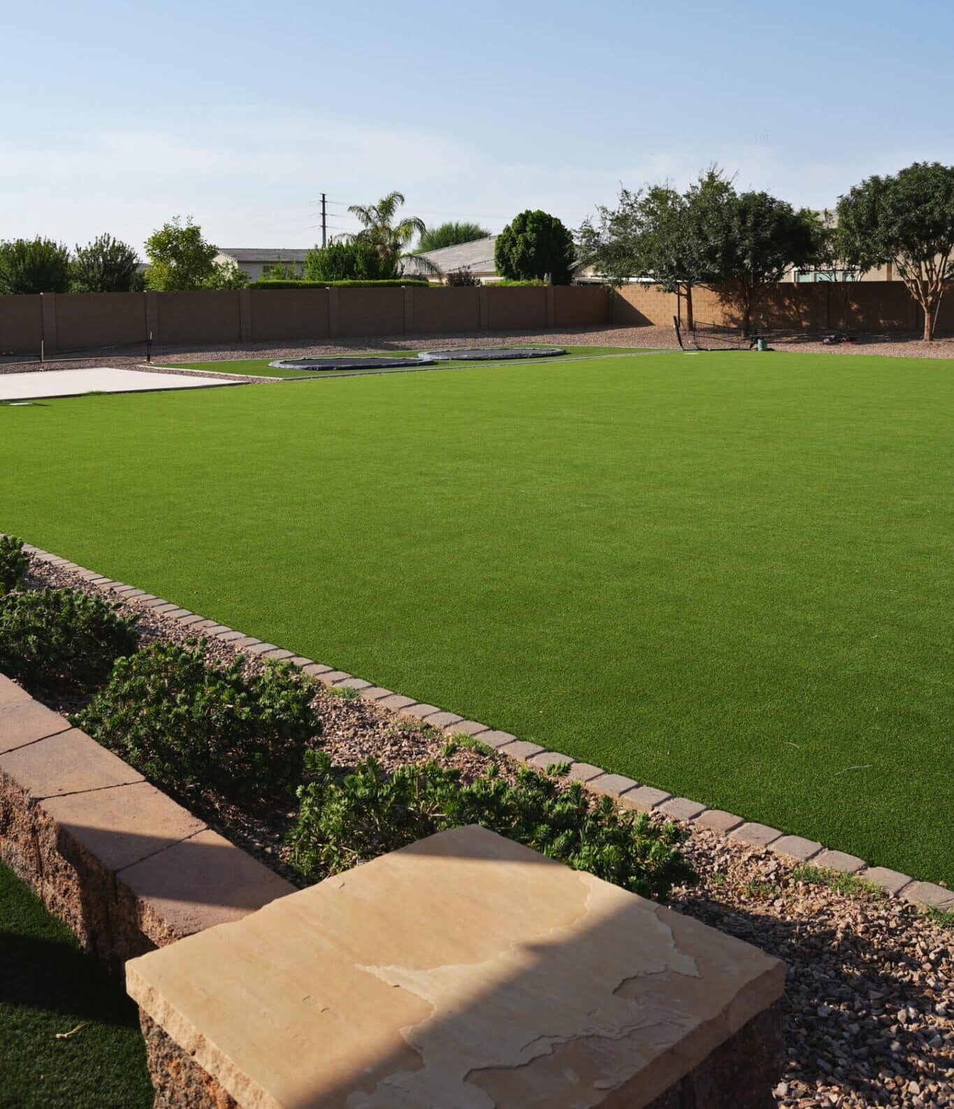Turf in use
