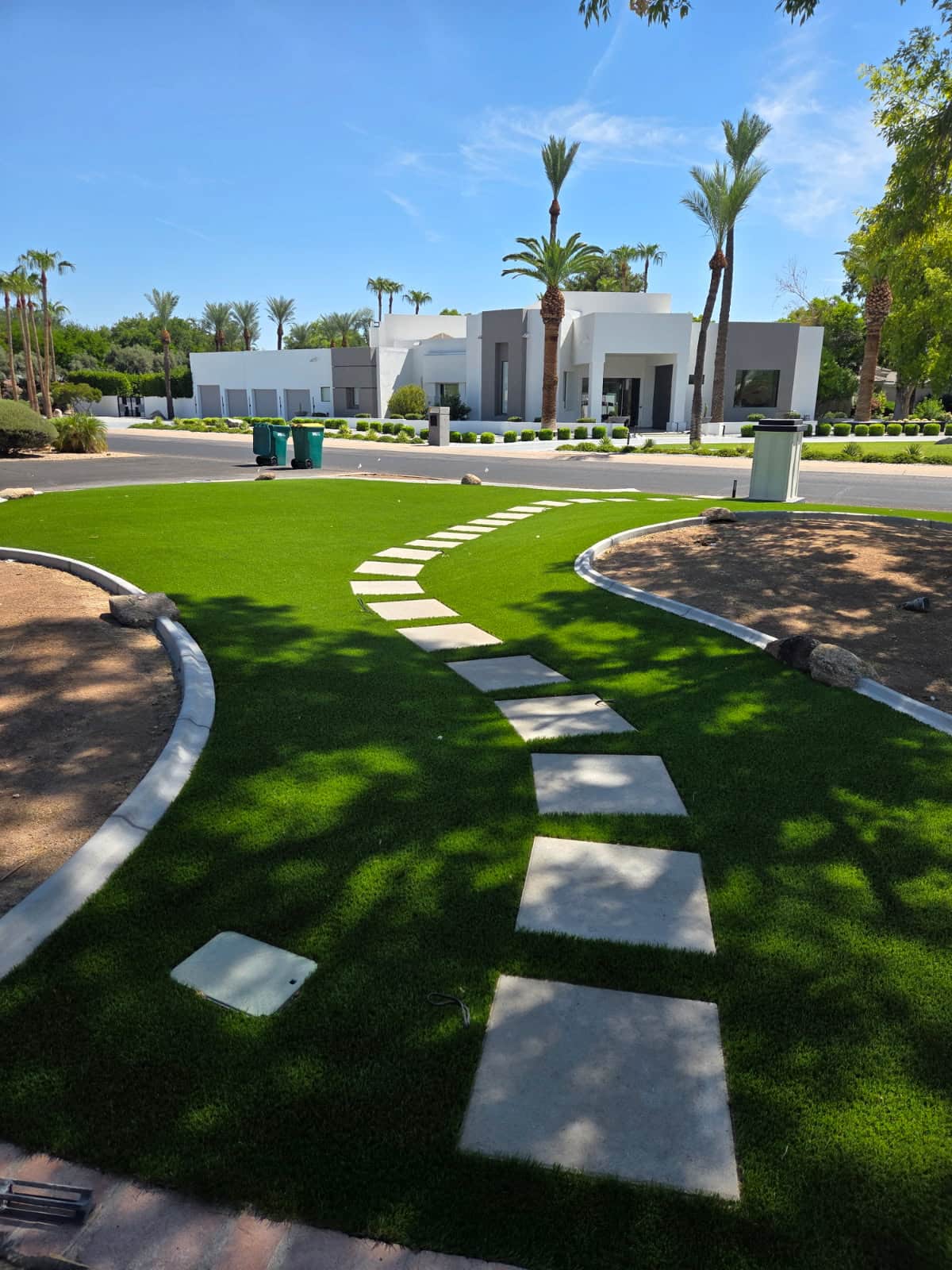 Turf in use