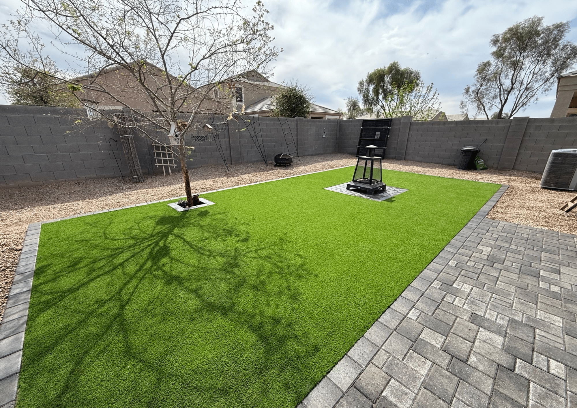 Turf in use