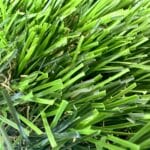Lime 80 artificial turf blade close-up